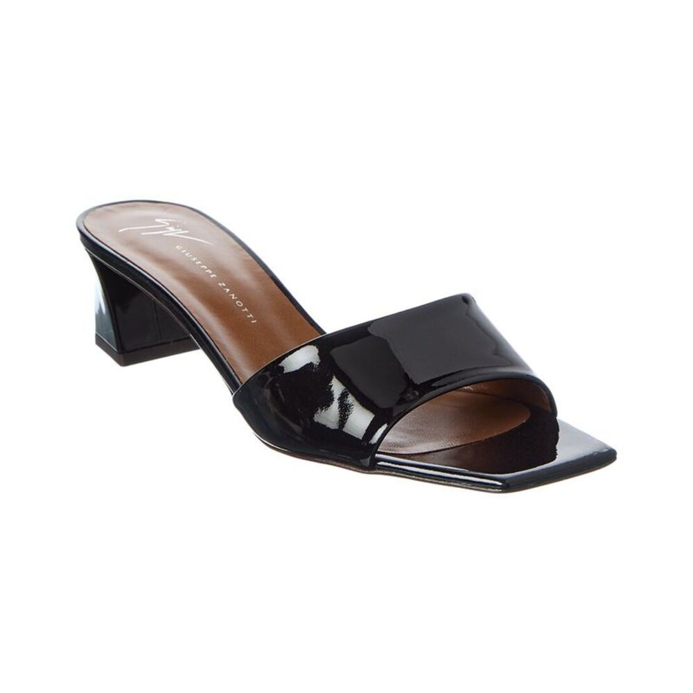 Giuseppe Zanotti Mya 45 Patent Sandal, Black